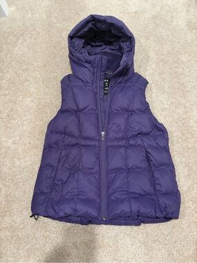 Under Armour Purple Quilted Hooded Vest